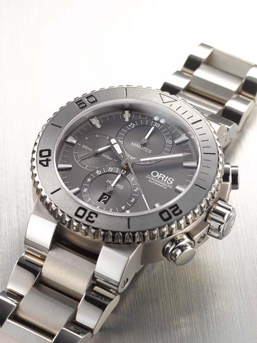 Aquis Titan Chronograph鈦合金計時碼表